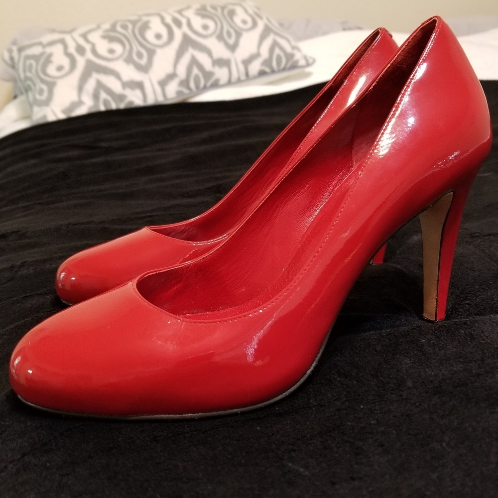 Cole haan patent red heels 8 nike air